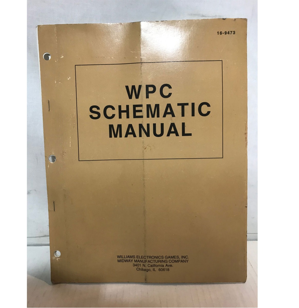 Williams Pinball WPC Schematic Manual