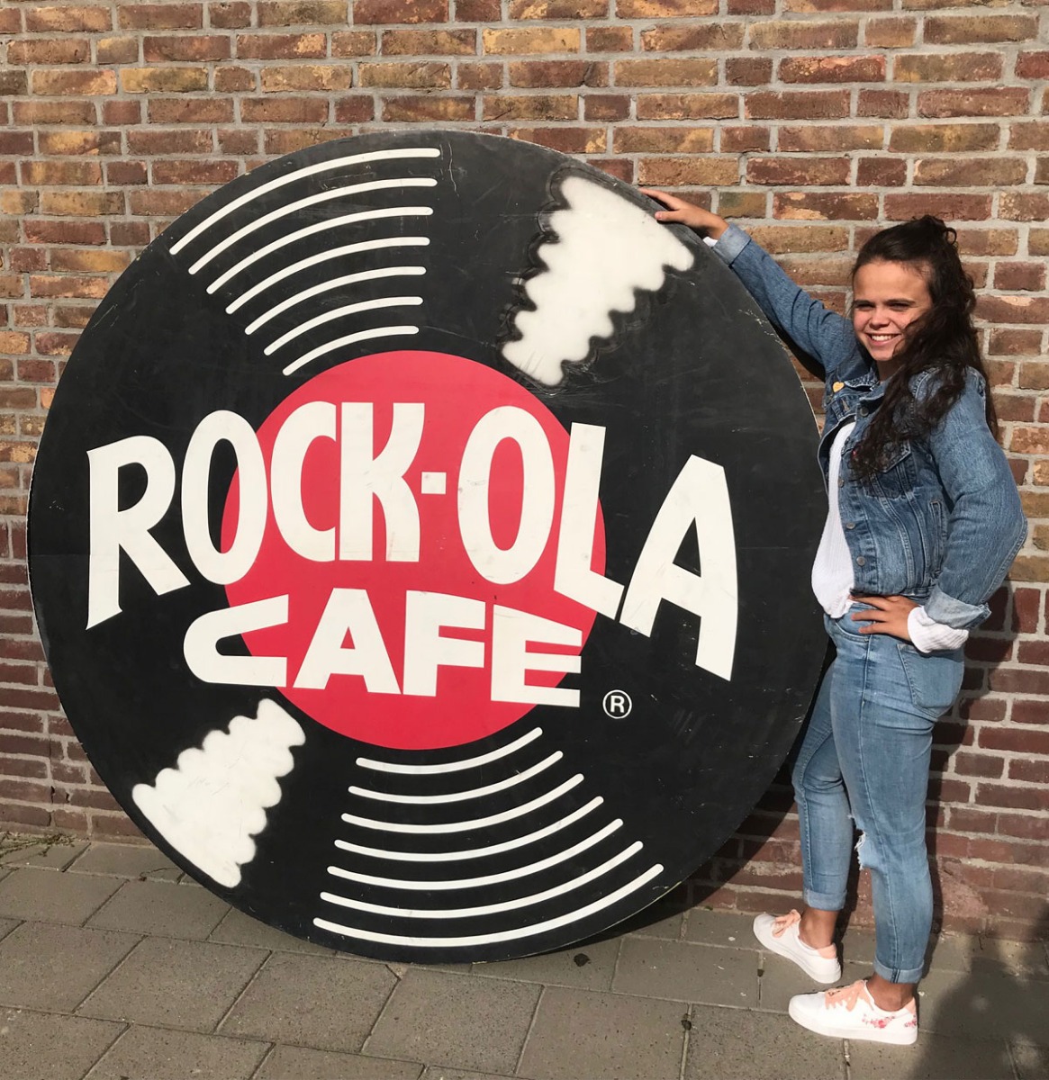 Rock-Ola Cafe Zwaar Metalen Bord - XXL
