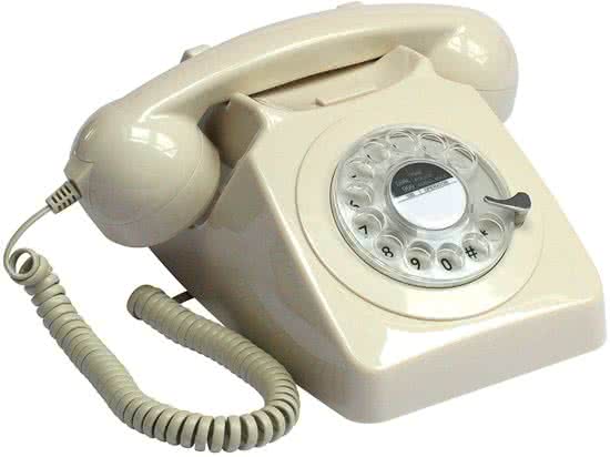 GPO Draaischijf Telefoon '70 Ontwerp Ivoor