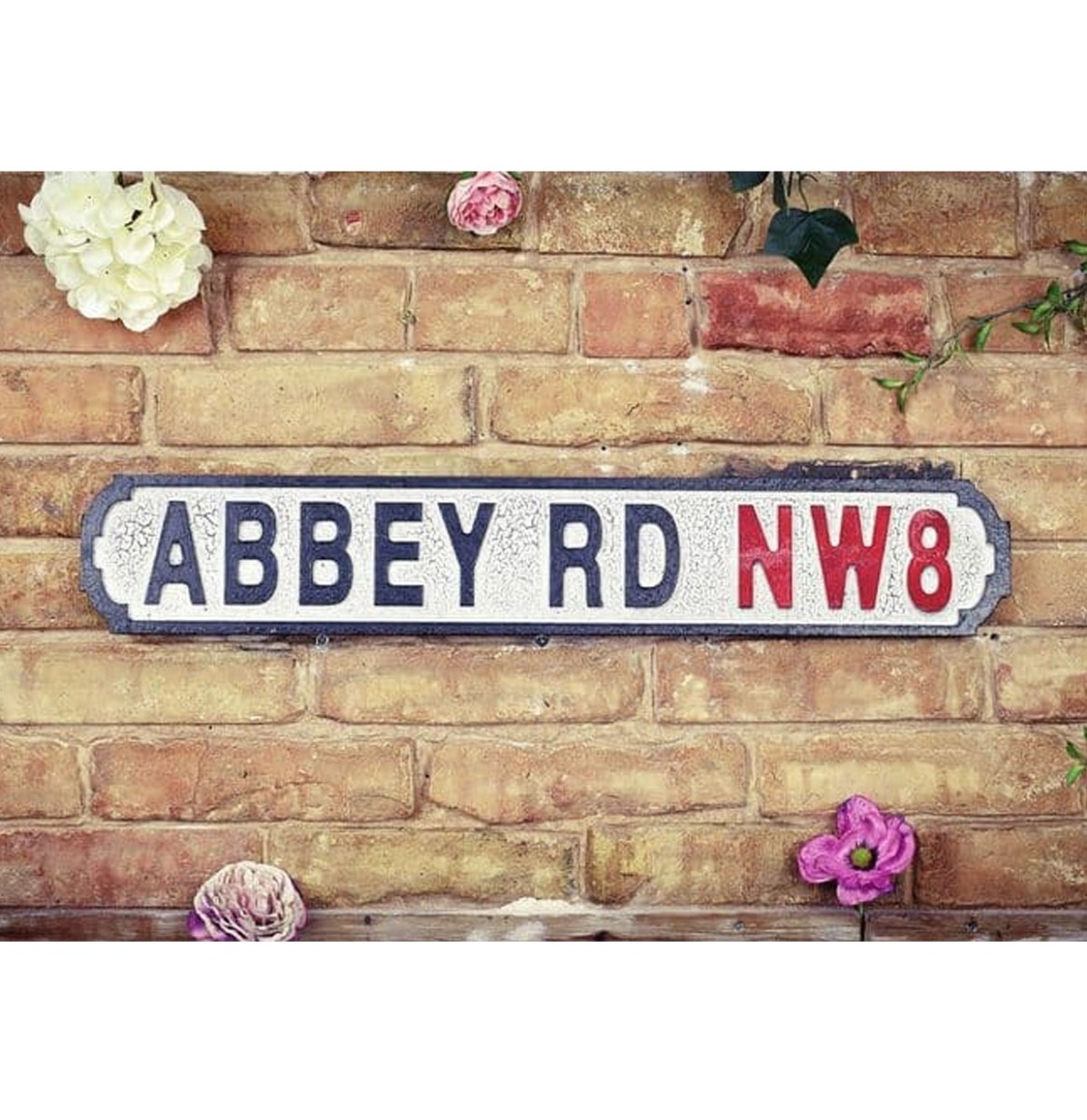 Abbey Road Straat Bord 80 x 15 cm