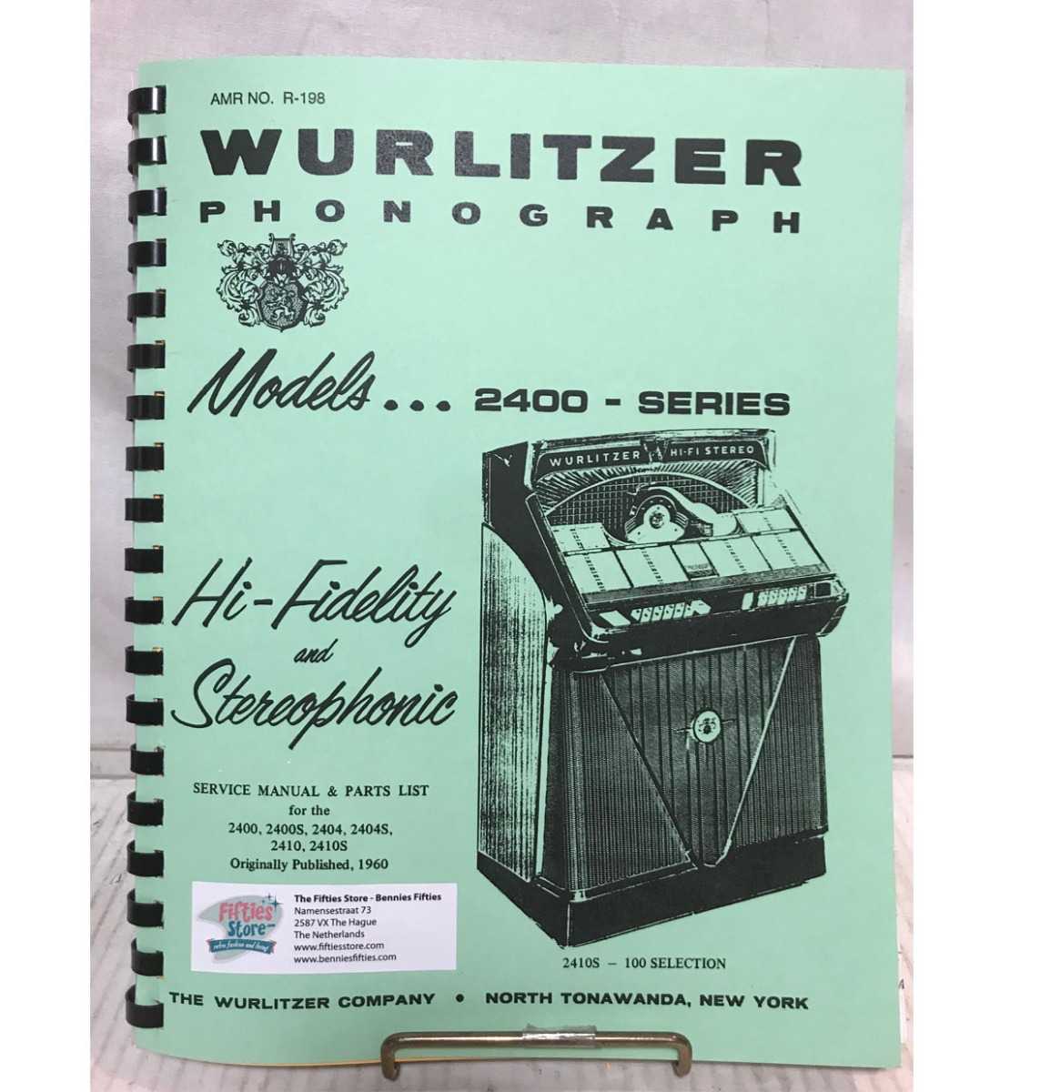 Wurlitzer 2400(S), 2404(S) And 2410(S) Jukebox Service Manual