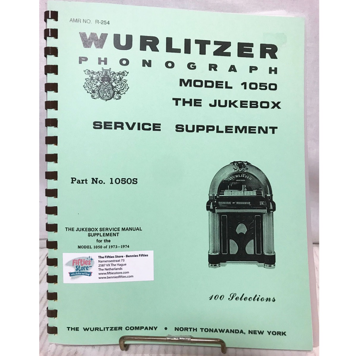 Service Manual - Wurlitzer Jukebox Model 1050 - Supplement
