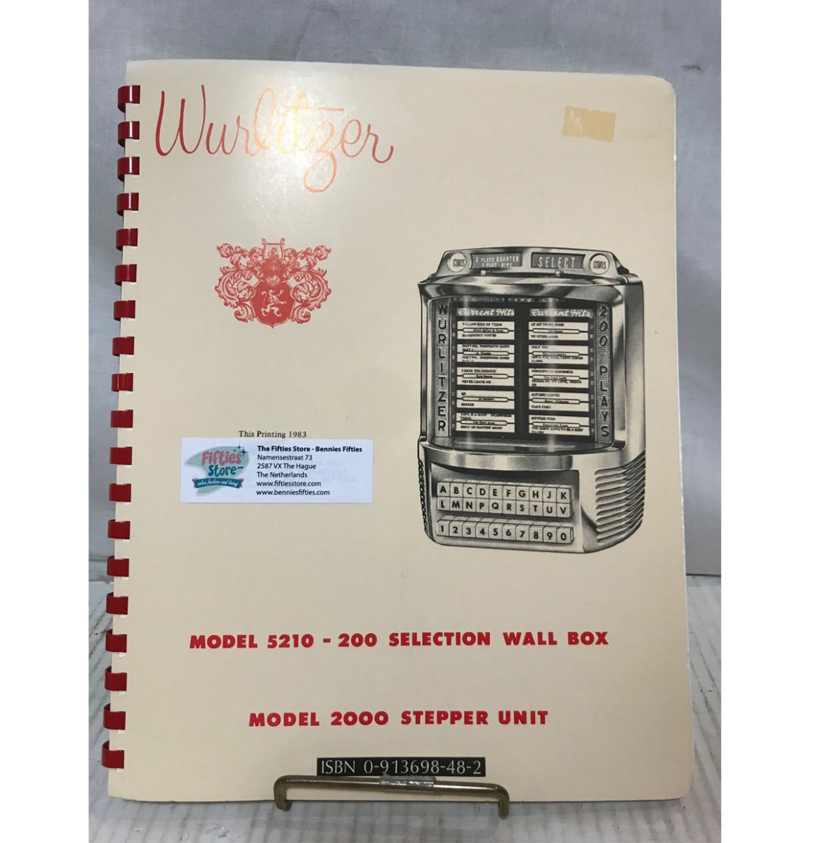 Wurlitzer 5210 Wallbox And 2000 Stepper Service Manual