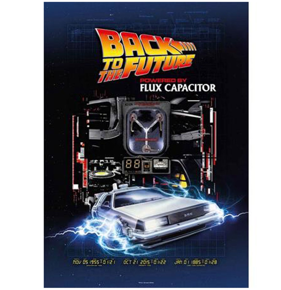 Back To The Future: Powered by Flux Capacitor 1000 Stukjes Puzzel