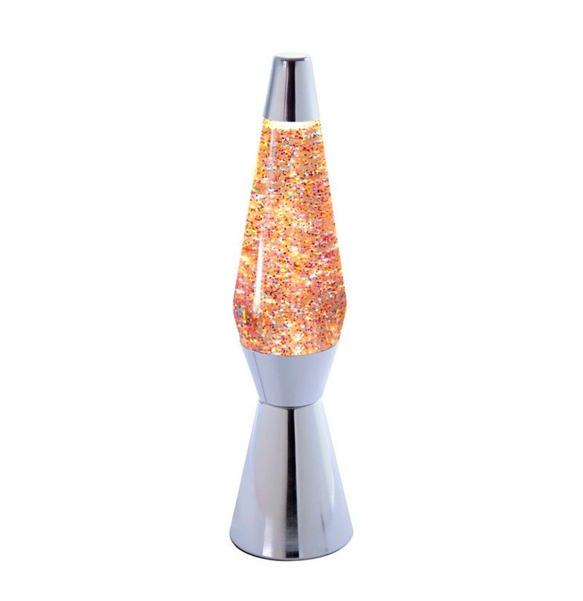 Fisura Lava Lamp Bullet - Roze Glitter