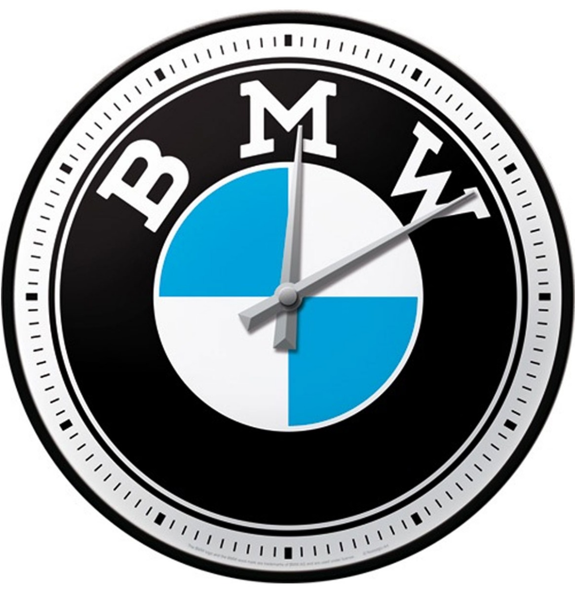 Wandklok BMW Logo