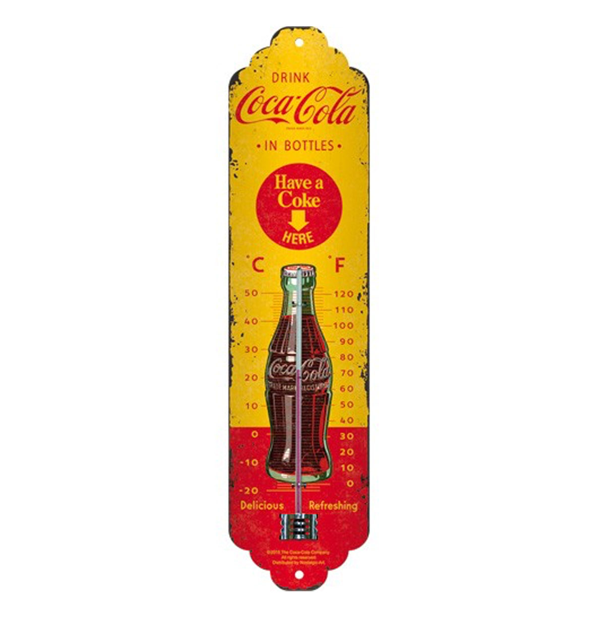 Coca-Cola in Bottles Thermometer