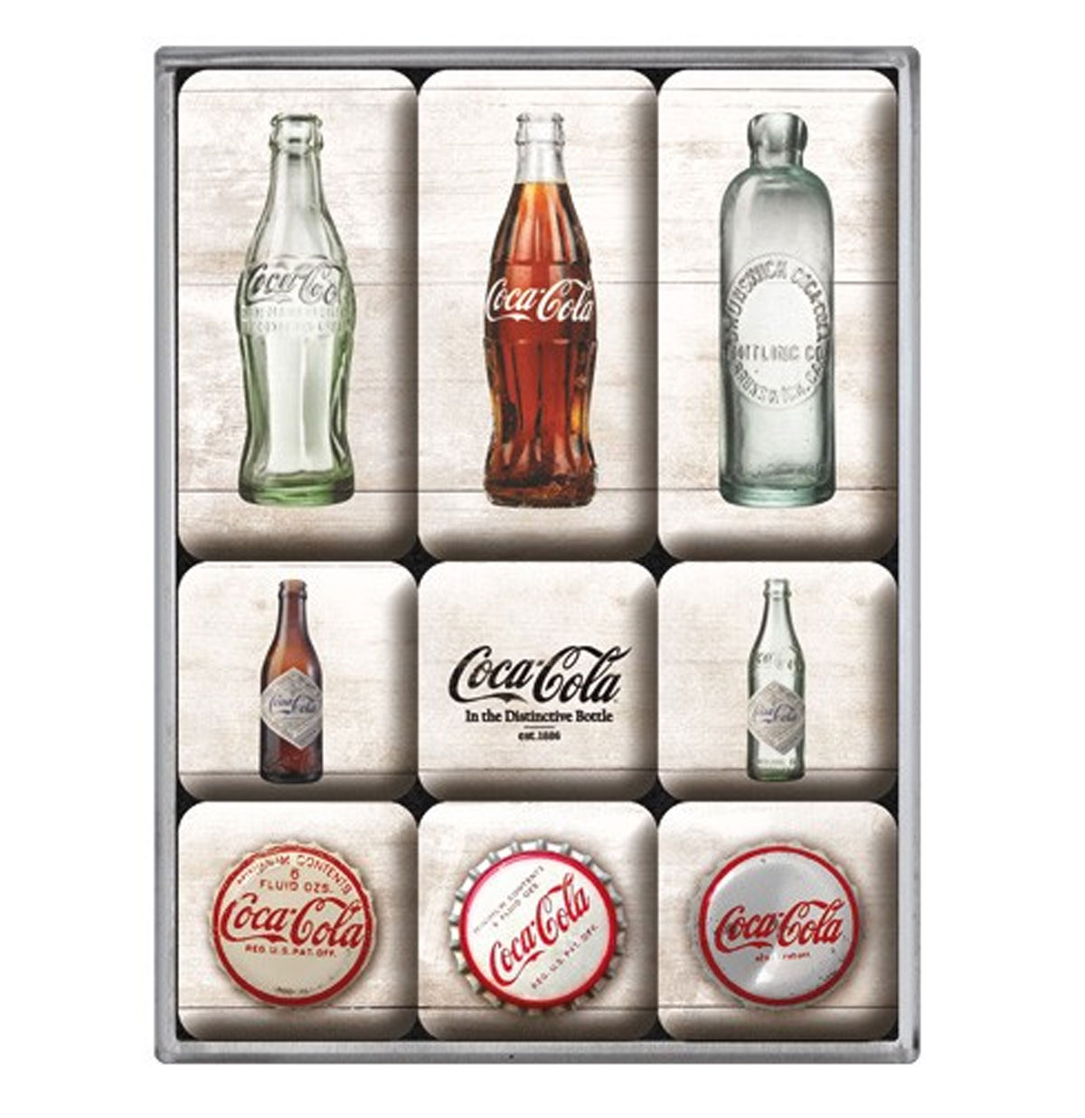 Coca-Cola Flesjes Magneet Set