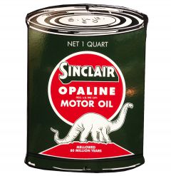 Sinclair Opaline Motor Oil Saurier Magnet Kühlschrankmagnet rund 7,5 cm Gasoline