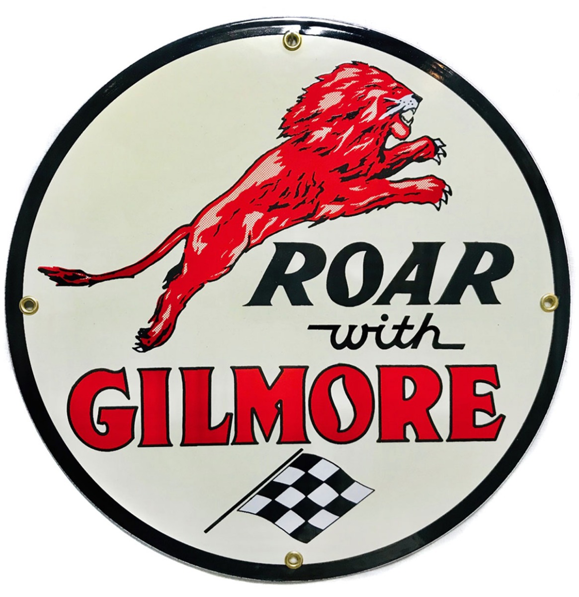Roar With Gilmore Emaille Bord - 30 cm ø
