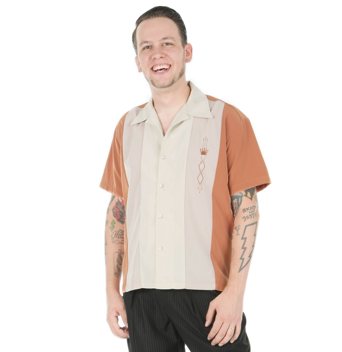 The Drew Button Up Shirt, Rusty