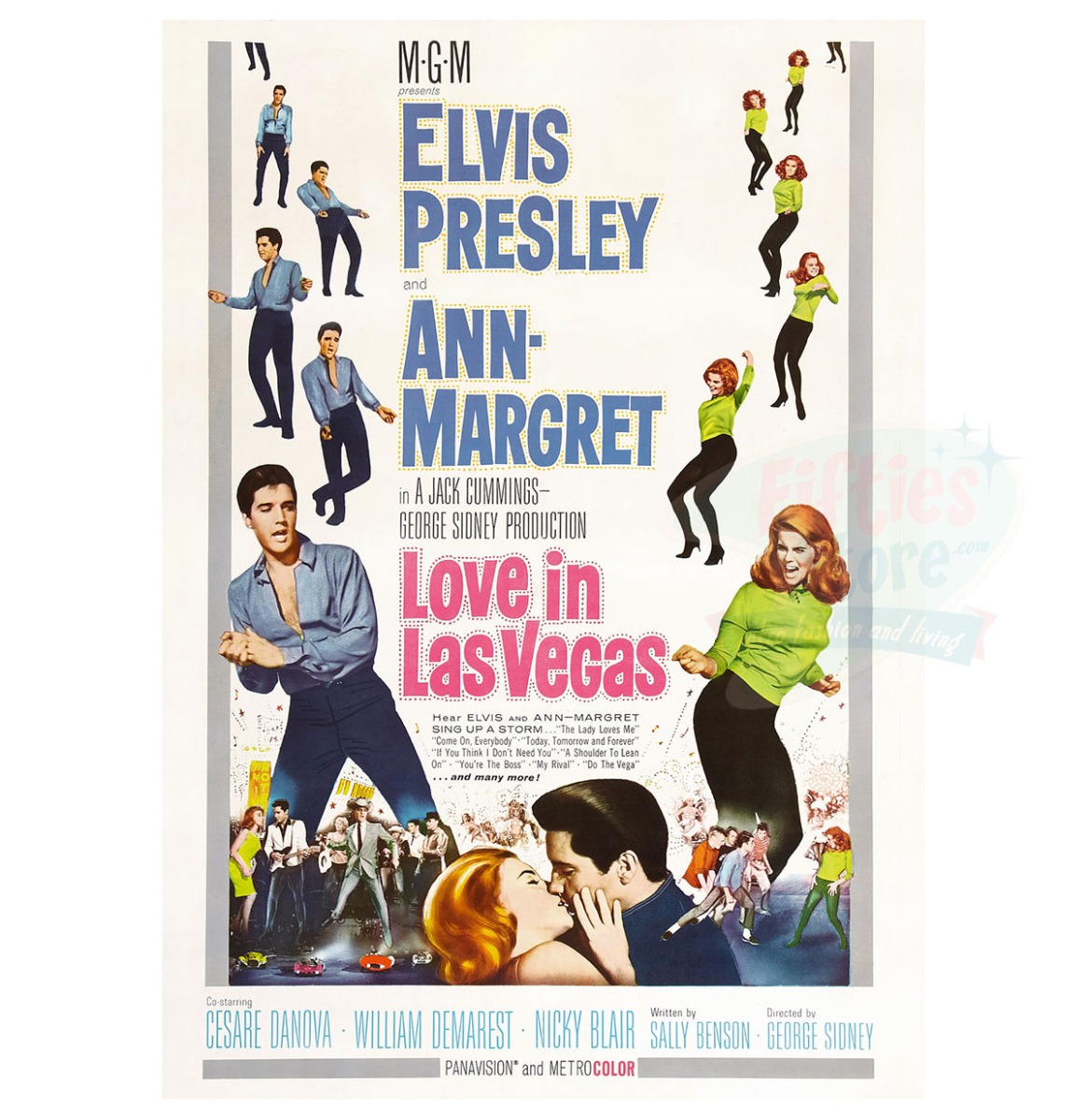 Elvis Presley Love In Las Vegas Filmposter A1 59,4 x 84 cm