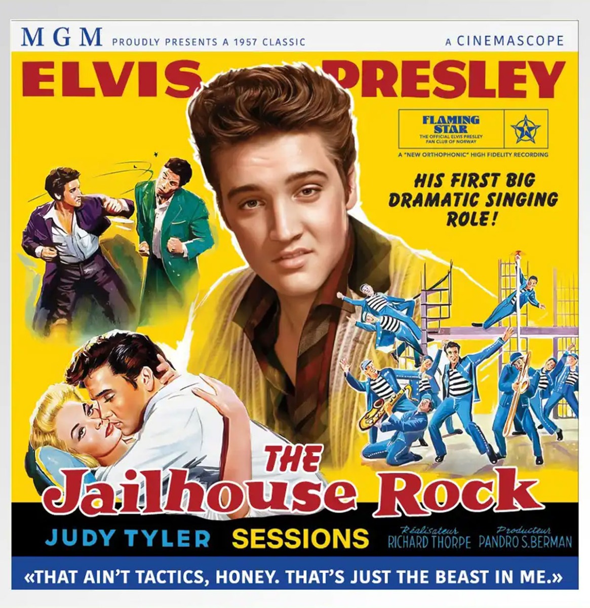 Elvis Presley - Jailhouse Rock (Flaming Star Exclusive) Black 2-LP