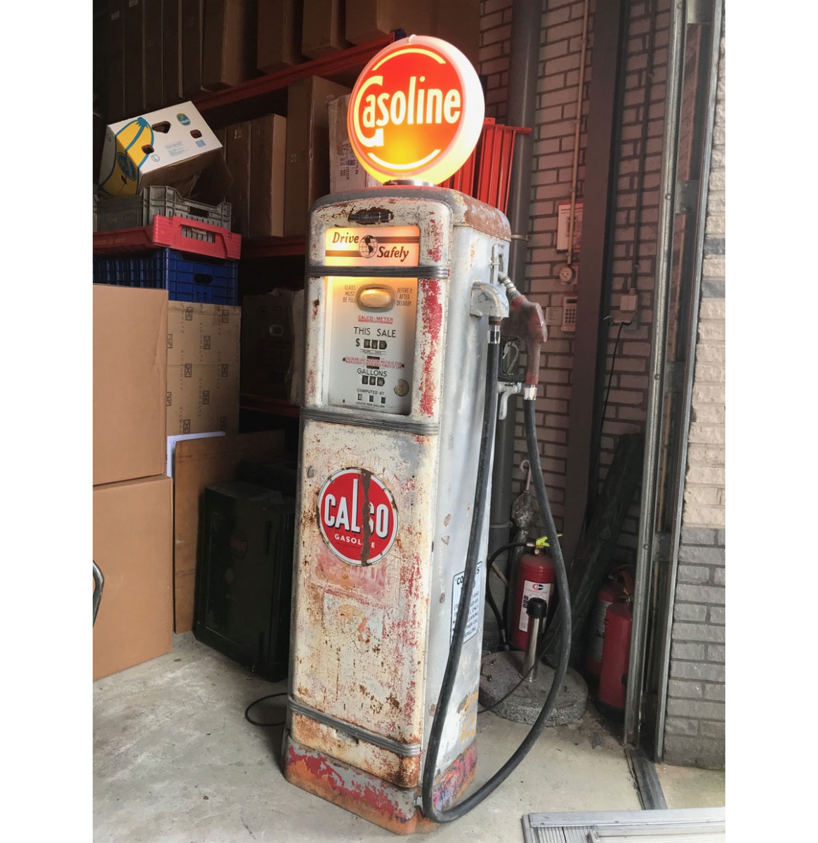 Gilbarco Calso Gasoline Hoge Benzinepomp - Origineel
