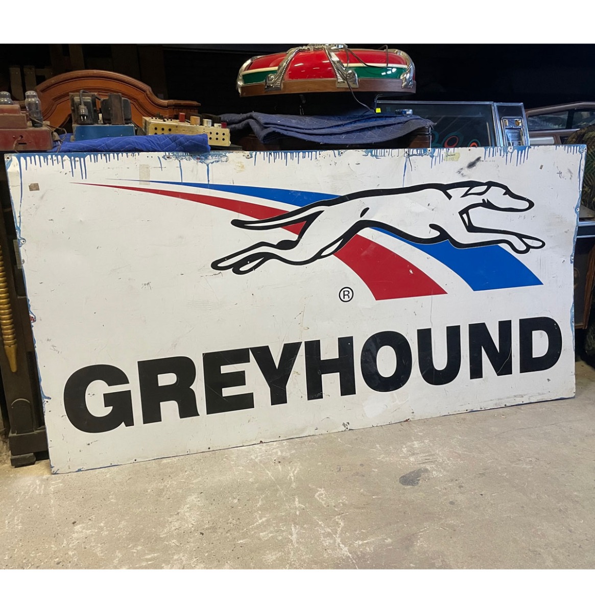 Origineel Greyhound Bord 243 x 122 cm