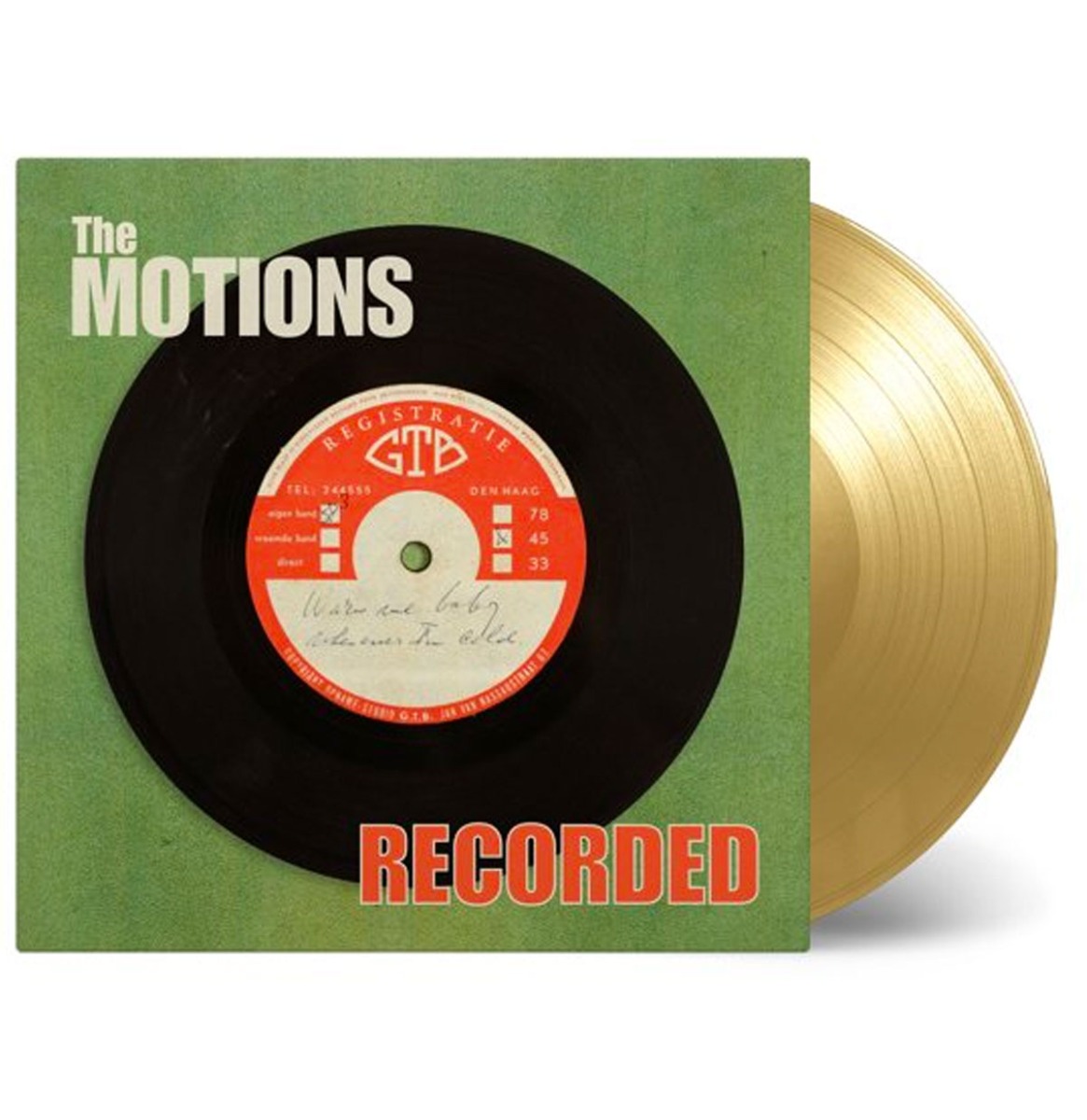 The Motions - Recorded LP Gelimiteerde Editie Op Goudkleurig Vinyl