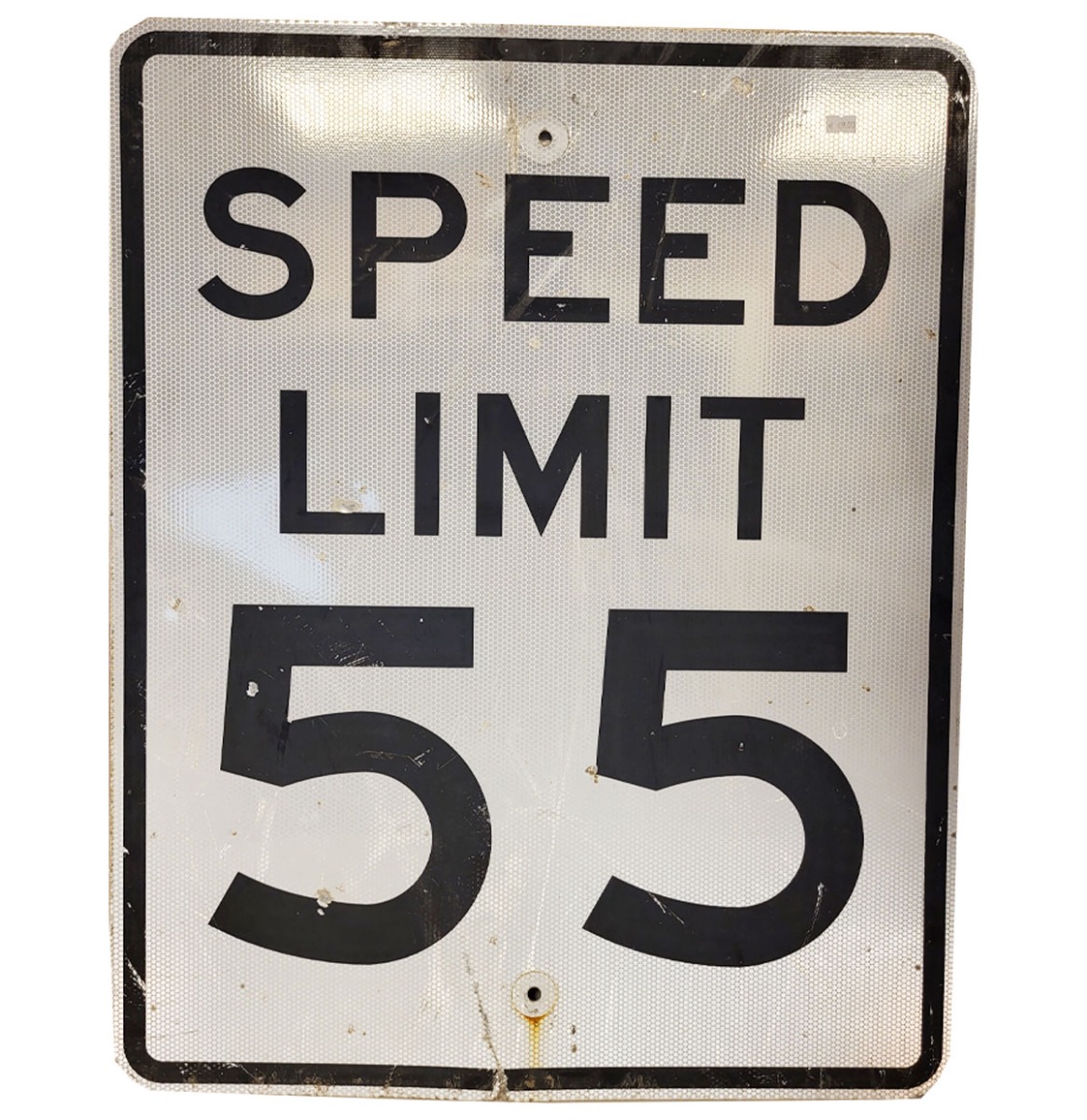 Speed Limit 55 Metalen Straatbord - Origineel - 76 x 61 cm