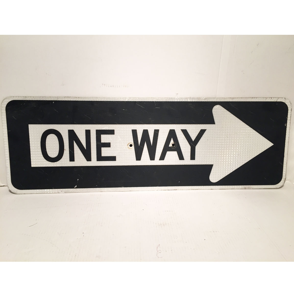 One Way Straat Bord Rechts - Origineel