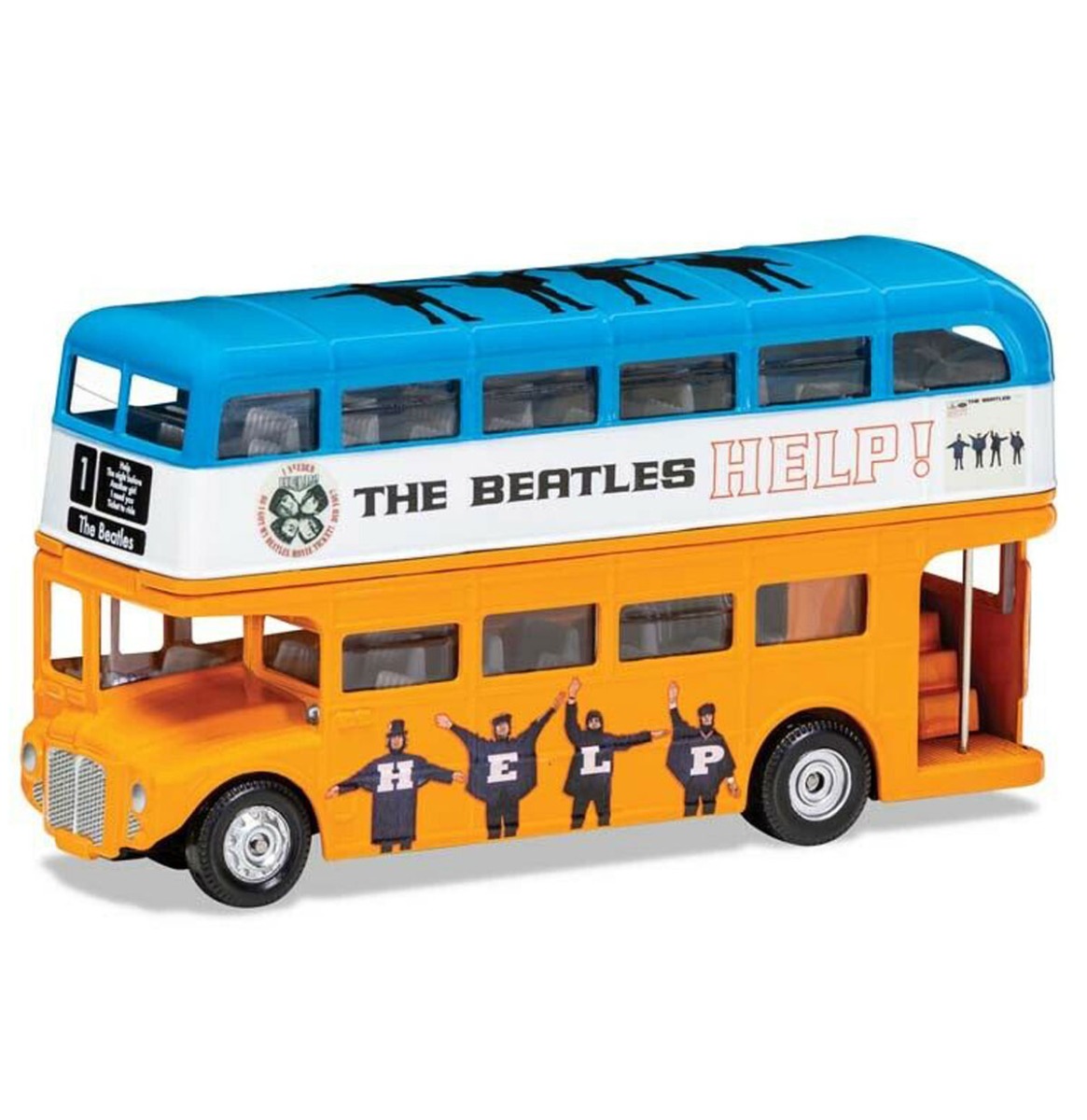 The Beatles - Help! London Bus Die Cast 1:64