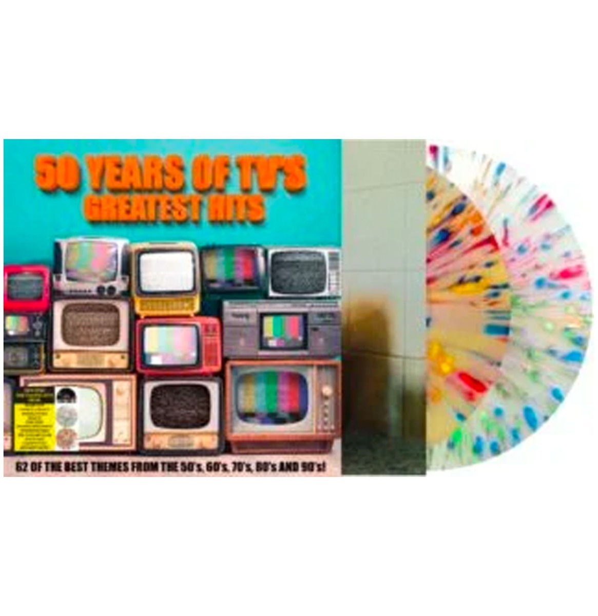 Various Artists - 50 Years Of TV's Greatest Hits (Gekleurd Vinyl) (Record Store Day 2022) 2LP