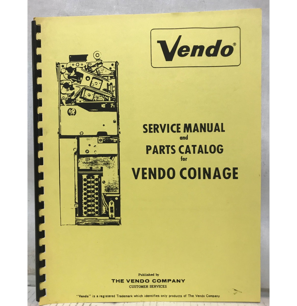 Service Manual En Parts Catalogus Voor Vendo Coinage