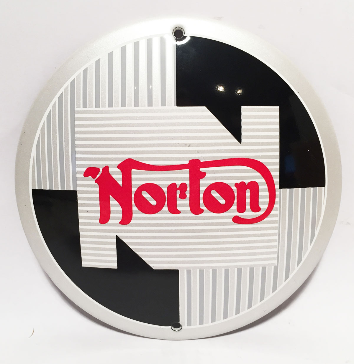 Norton Logo Emaille Bord